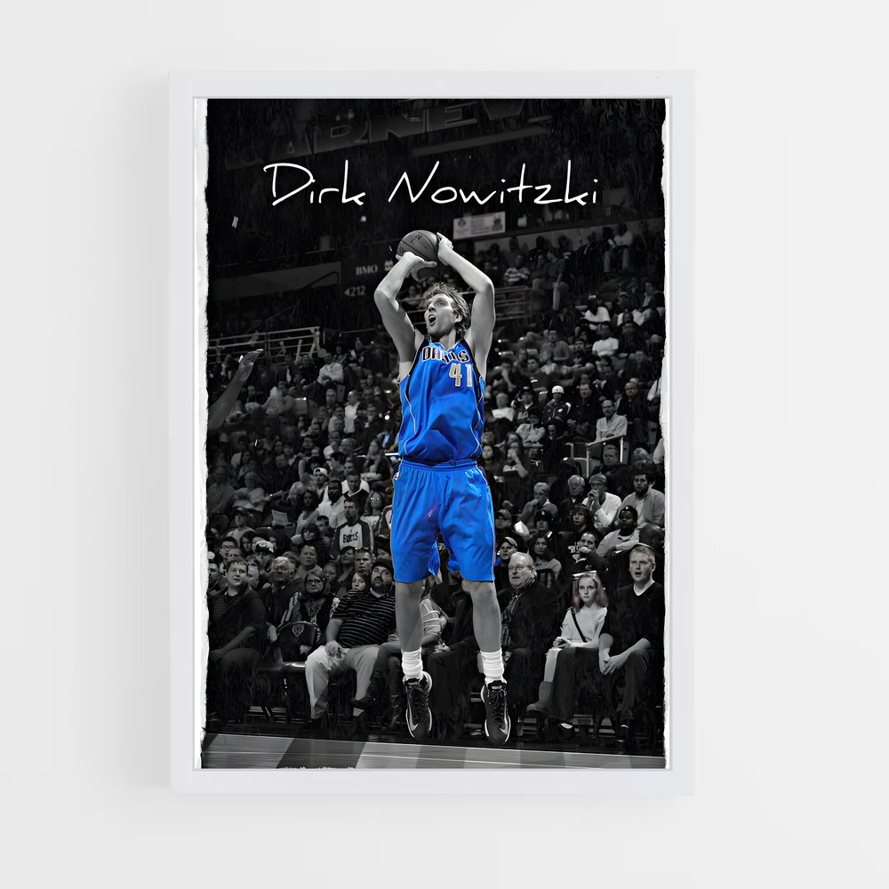 Poster Dirk nowitzki – affiche Basketball (vue 3)